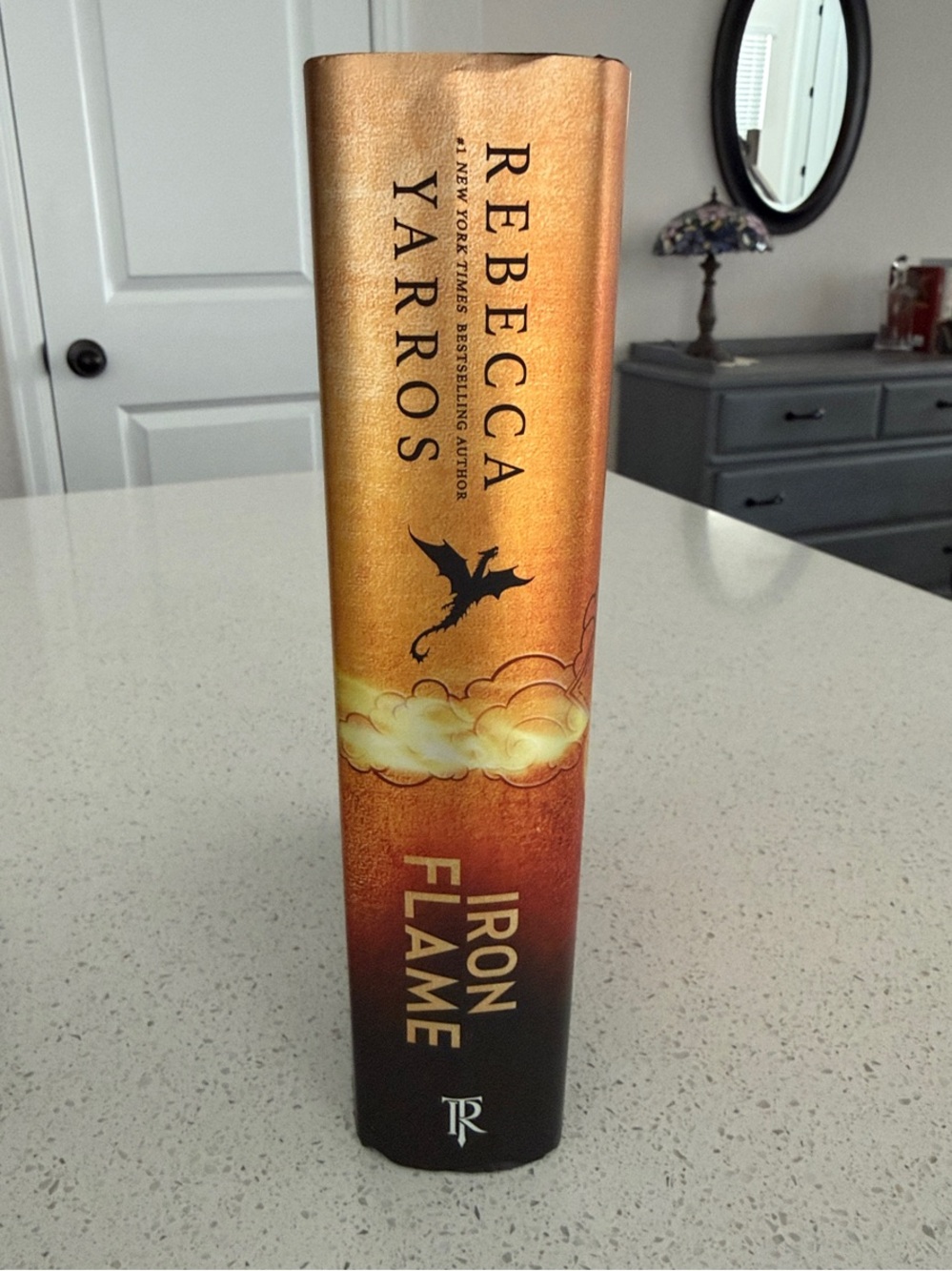 Iron Flame by Rebecca Yarros — Orange & Black Hardcover - Picture 4 of 4